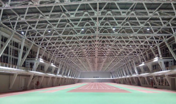 Освещение Дворца Спорта